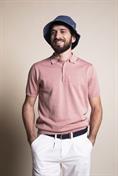 SWEATER POLO 100% COTTON S/S ACID WASH PINK