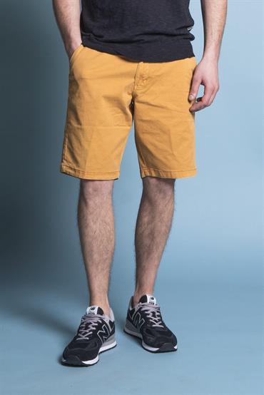 CHINO SHORT COMF.TWILL STRETCH G/D DK.YELLOW