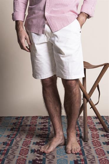 CHINO SHORT COMF.TWILL STRETCH G/D WHITE