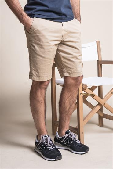 CHINO SHORT COMF.TWILL STRETCH G/D DESERT