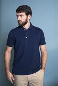 POLO INDIGO SLUB CTN PIQUET S/S E/W DK.INDIGO