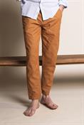 CHINO LONG COMF.MIXED LINEN G/D DK.OCRA