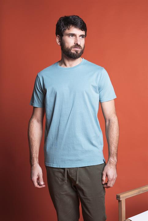 T-SHIRT COTTON S/S G/D TEAL