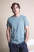 T-SHIRT PKT S/S COTTON G/D  TEAL