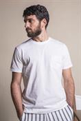 T-SHIRT PKT S/S COTTON G/D OPTICAL WHITE