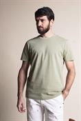 T-SHIRT S/S PIQUET SOLID G/D  SALVIA