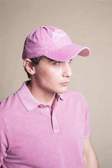 CAP LOVE COTTON STONE WASH PINK