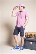 CARGO SHORT COMF.TWILL STRETCH G/D EMBR. SPRING 1 NAVY