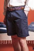 CHINO SHORT COMF.TWILL STRETCH G/D NAVY