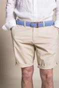 CHINO SHORT COMF.POPELINE G/D DESERT