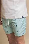 SWIMMING TRUNKS POLY.ALL EMBR.SPRING BLUE