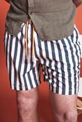 SWIMMING TRUNKS POLY.ALLOVER STRIPE GREEN STRIPE