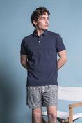 POLO S/S PIQUET SOLID G/D NAVY