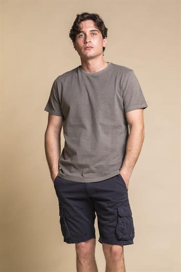 T-SHIRT S/S PIQUET SOLID G/D  GREY