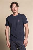 T-SHIRT EMBROIDERY S/S FENNY COTTON F/D  NAVY