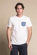 T-SHIRT PKT S/S FLICK COTTON F/D  WHITE