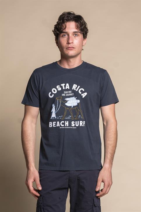 T-SHIRT PRN RICA CTN S/S G/D NAVY