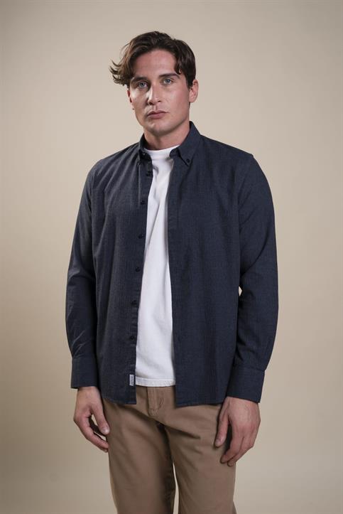 BUTTON DOWN L/S VAIELLA NAVY