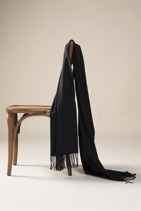 SCARF ACRYLIC BLACK