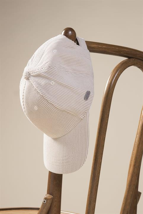 CAP CORDUROY 500 STRIPES OFF WHITE