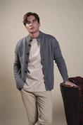 CARDIGAN BTN LAMBSWOOL GREY