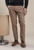 CHINO LONG SLIM TWILL STRETCH G/D COOKIE