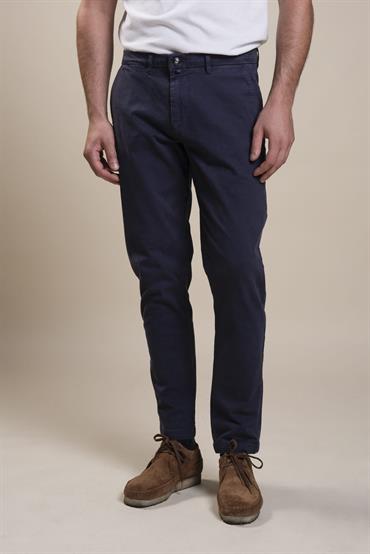 CHINO LONG SLIM TWILL STRETCH G/D NAVY