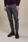 CHINO LONG SLIM TWILL STRETCH G/D C.ROCK