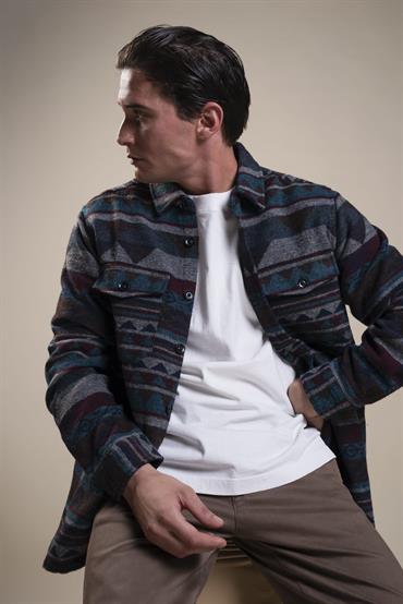 OVERSHIRT 4 PKT L/S FLANNEL MULTICOLOR