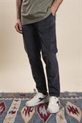 CHINO LONG SLIM CORDUROY 500 STRIPES G/D NAVY