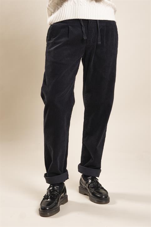 CHINO LONG COMF. FRENCH CORDUROY G/D NAVY