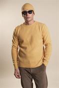 ROUND NECK LAMBSWOOL YELLOW