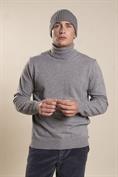 TURTLENECK MIXED MERINOS GREY