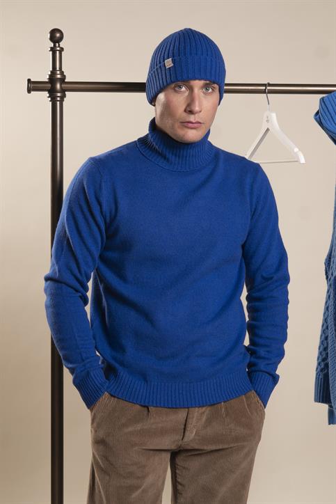 TURTLENECK LAMBSWOOL ROYAL