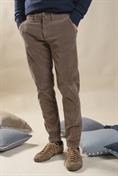 CHINO LONG SLIM CORDUROY 500 STRIPES G/D MUD