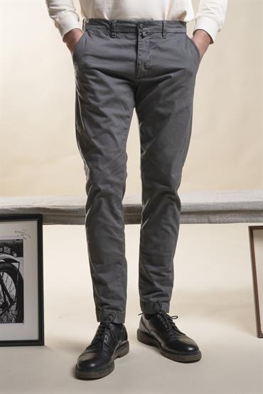 CHINO LONG SLIM SATIN STRETCH G/D C.ROCK