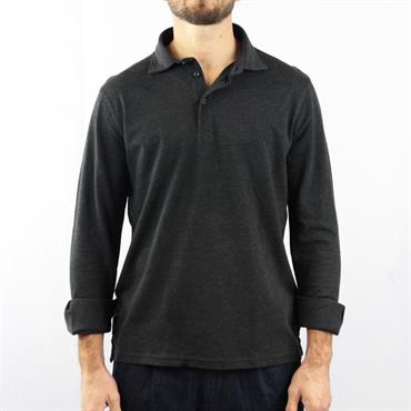 POLO L/S OXFORD PIQUET SOFT C.ROCK