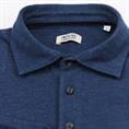 POLO L/S OXFORD PIQUET SOFT INDACO