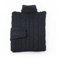 TURTLENECK ACRY/CTN/WOOL NAVY