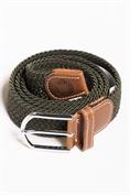 BELT COTTON STRETCH MIL.GREEN
