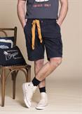 CARGO SHORT COMF.TWILL STRETCH G/D NAVY