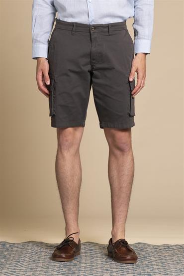 CARGO SHORT COMF.TWILL STRETCH G/D C.ROCK