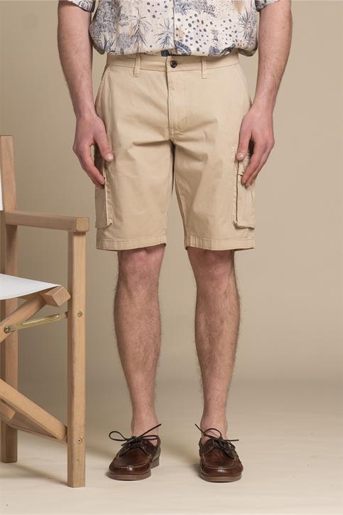 CARGO SHORT COMF.TWILL STRETCH G/D DESERT