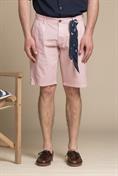 CHINO SHORT COMF.PINCES POPELINE G/D LT.PINK