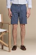 CHINO SHORT COMF.MIXED LINEN G/D DENIM