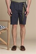 CHINO SHORT COMF.POPELINE G/D NAVY