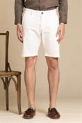 CHINO SHORT COMF.TWILL STRETCH G/D WHITE