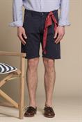 CHINO SHORT COMF.TWILL STRETCH G/D EMBROIDERY NAVY