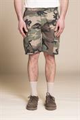 CARGO SHORT COMF.RIPSTOP F/D CAM.GREEN