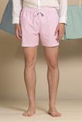 SWIMMING TRUNKS SEERSUCKER PINK STRIPE